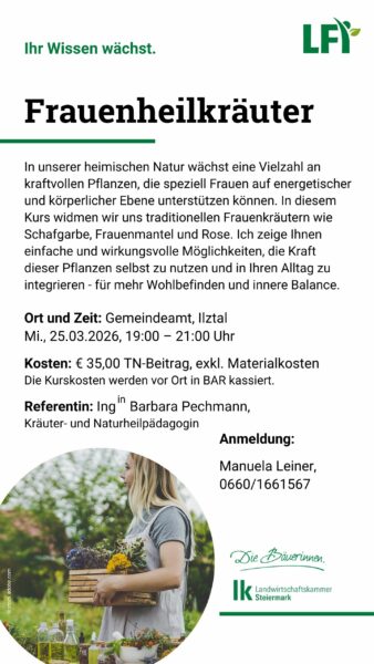Frauenheilkräuter 25032026